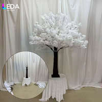 LEDA Witte Kunstmatige Kersenbloesemboom Tafeldecoratie Decoratieve Bloemenboom voor Bruiloft Hotel Banket Decoratie