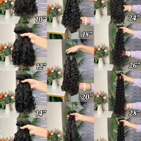 Lot de Cheveux Indiens Ondulés 9A, Vente Chaude en Gros, 100g par Paquet, Super Double Drawn, Extension de Cheveux Humains Doublement Cousus à la Machine