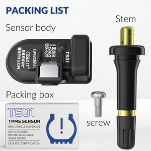 CGSULIT TS01 Universal <strong>TPMS</strong> <strong>Sensor</strong> 2-in-1 Programmable Tire Pressure Gauge 315&amp;433MHz Car <strong>TPMS</strong> <strong>Sensors</strong> New Condition - Product Image 6