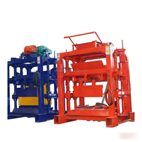 Machine à fabriquer des blocs creux à moteur diesel QT4-35, machine à fabriquer des blocs de béton, briques de ciment emboîtables, machine à fabriquer des briques de construction efficace, prix