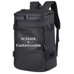 En Stock, Mochila Negra Personalizable para Negocios, Estudiantes, de Lujo, Impermeable, para Viajes, para Portátil - Product Image 1