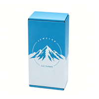 Caja de Cartón Reciclable de Tamaño Personalizado, Caja de Regalo Negra para Botellas de Vino, Caja de Envío para Botellas de Vino