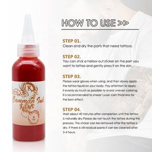 Tinta UV/<span class=keywords><strong>Fluorescente</strong></span> para <span class=keywords><strong>Tatuajes</strong></span>, 100 ml/botella, Tinta Temporal Dorada Phoenix para Aerógrafo, Tinta Común para <span class=keywords><strong>Tatuajes</strong></span> <span class=keywords><strong>con</strong></span> Aerógrafo, Venta al Por Mayor - Product Image 6