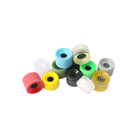 Roues de skateboard ZILON 65x51mm en PU 82A à rebond élevé pour cruiser et longboard, roulements ABEC-7, logo personnalisé OEM, vente en gros d'usine