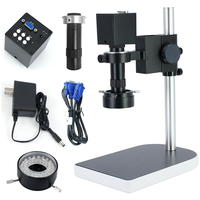 SANQTID TD-10ML-V19 VGA Industrial Camera Magnifier Mobile Phone PCB Repair Measurement LED 130X Electron Digital Microscope LED