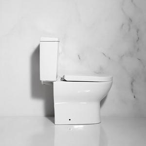 โถสุขภัณฑ์แบบสองชิ้น De Ouvenor รุ่นมาตรฐาน สไตล์ยุโรป ระบบชำระล้าง 3 ลิตร ทำความสะอาดง่าย ผลิตจากเซรามิก รับน้ำหนักได้ 200 กก. - Product Image 1