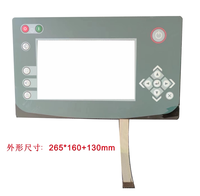 Boîtier de contrôle de bordure pour finisseur d'asphalte Fuggele, panneau de commande à clavier à membrane, pour engins de construction, fabriqué en Chine, échantillons personnalisés acceptés