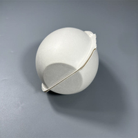 Œufs en papier mache personnalisés, pas chers, blancs unis, pour Pâques, pressés à l'eau