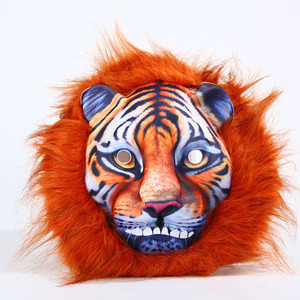 <span class=keywords><strong>Masque</strong></span> <span class=keywords><strong>de</strong></span> tête <span class=keywords><strong>de</strong></span> cheval en PVC effrayant pour costume d'Halloween, idéal pour les fêtes et les bals masqués - Product Image 4