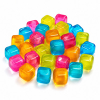 Glaçons en plastique réutilisables colorés, pierres à whisky non diluantes, pour rafraîchir les boissons, outils de bar