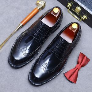 Men's Luxurious Dress <b>Pointed</b> Toe Formal Shoes for Suitable for Weddings Parties and Work - Product Image 5