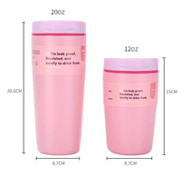 Taza de Viaje Aislada al Vacío de Acero Inoxidable 304 de 12oz/20oz, Nueva Llegada, Taza de Café a Prueba de Fugas con Tapa a Presión