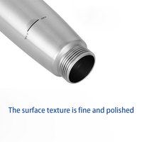 Outil de cuisine pour desserts, pistolet à crème portable noir en alliage d'aluminium de 500 ml, chargeur de crème fouettée avec buse, brosse, distributeur