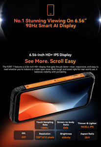 Blackview Fort 1, <span class=keywords><strong>Smartphone</strong></span> Robuste 4G NFC, Écran 6,56 Pouces, Android 15, Batterie Géante 10000 mAh, Étanche IP68, IA, Pour l'Extérieur - Product Image 5