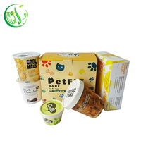 Boîte de dessin animé pour boîtes d'emballage alimentaire en papier Popsicle avec logo Boîte à crème glacée