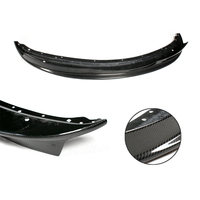 Bumper depan serat karbon 2009-2011 AK, Lip Spoiler depan untuk BMW 3 Series E90 MT Carbon Lip