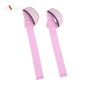 Venta al por mayor correas de levantamiento de pesas de entrenamiento Deadlift logotipo personalizado muñequera gimnasio Powerifting muñequeras - Product Image 2