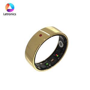 2025 uomo Smart Ring Fitness Tracker IP68 impermeabile 5ATM HRV ossigeno nel sangue monitoraggio della frequenza cardiaca per il sonno per l'allenamento - Product Image 1
