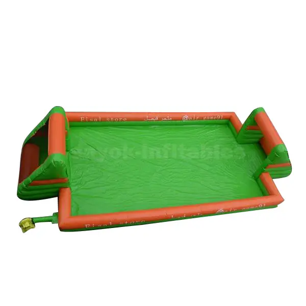 Commercial Grade Inflatable Soap Football Field Sport Games Human Inflatable Soap Football Field Court