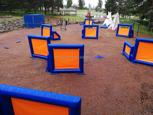 Campo de búnker de tiro inflable campo de tiro con arco interior búnker inflable Pared de aire de PVC Arena de <span class=keywords><strong>etiqueta</strong></span> láser inflable - Product Image 2