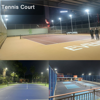 Projecteur LED 400W pour terrains de tennis et stades, étanche IP65, anti-éblouissement, à mât haut, pour extérieur, avec angle de faisceau réglable