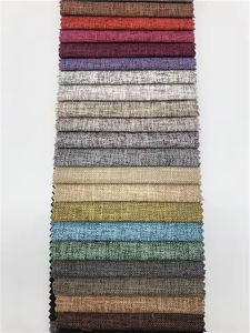 चीन कारखाने के घर सजाए लिनन के रूप कपड़े असबाब पॉलिएस्टर नकली कपड़े सोफे के लिए सोफा कवर के लिए फर्नीचर कपड़े - Product Image 5