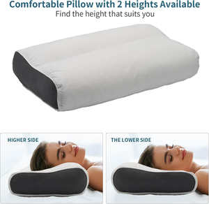 Oreiller contour cervical pour le soulagement de la douleur au cou - Product Image 3