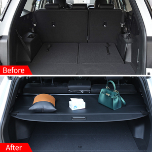 Cubierta Retráctil para Maletero de Carga para <span class=keywords><strong>Hyundai</strong></span> <span class=keywords><strong>Santa</strong></span> <span class=keywords><strong>Fe</strong></span> 7 Asientos 2013-2017 Accesorios de Auto Decoración Interior - Product Image 2