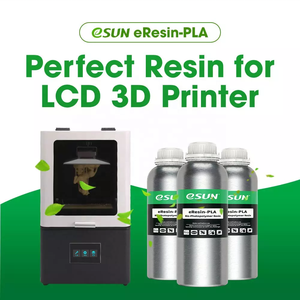 ESUN toptan eResin-PLA 405nm UV duyarlı biyo reçine DLP/LCD 3D yazıcı 1KG biyo tabanlı LCD reçine - Product Image 5