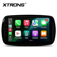 Lecteur multimédia automobile Android 9 pouces 64 Go pour Smart Fortwo Coupé / Cabrio 2015-2018, processeur octa-core, écran IPS, égaliseur DSP, plusieurs interfaces utilisateur