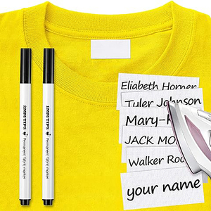 <span class=keywords><strong>Hot</strong></span> bán writable sắt trên quần áo nhãn cá nhân thẻ tên với đánh dấu vĩnh viễn cho đồng phục - Product Image 4