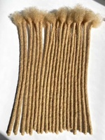 100% cheveux humains Dreadlocks Extensions entièrement faits à la main 0.2cm 0.4cm 0.6 cm/0.8cm épaisseur 100% vrais cheveux humains Dreadlocks Locs