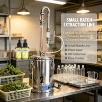 Machine d'extraction d'huiles essentielles, mini distillateur portable en acier inoxydable pour usage domestique et bricolage
