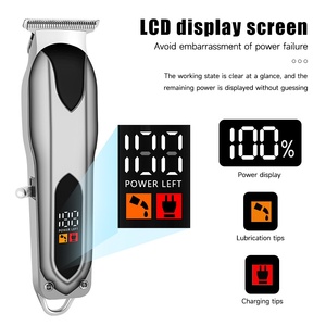 Tùy chỉnh mới S6 điện người đàn ông tóc tông đơ hói đầu cạo râu khắc hình dạng hiện vật công cụ làm đẹp thép không gỉ nhựa cùn - Product Image 5