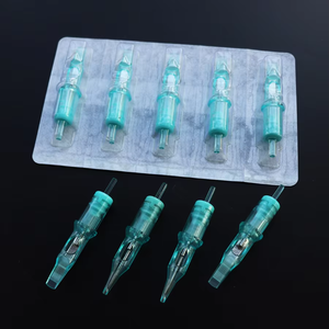 Cartouches d'aiguilles de tatouage stériles <span class=keywords><strong>QUATAT</strong></span> Viper Green jetables, fournitures professionnelles pour le tatouage - Product Image 2