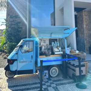 Camionnette alimentaire vintage 2026 <span class=keywords><strong>à</strong></span> 3 roues, remorque mobile <span class=keywords><strong>à</strong></span> bière, tricycle électrique, chariot <span class=keywords><strong>à</strong></span> jus de fruits, bar <span class=keywords><strong>à</strong></span> café, en acier inoxydable, conduisible - Product Image 6