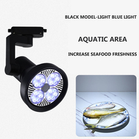 Projecteur LED Fresh Track PAR30 30W 50W COB pour l'éclairage des présentoirs de fruits, légumes et viandes froides en supermarché