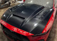 Pour Ford Mustang 2024 + capot de moteur en fibre de carbone une variété de styles