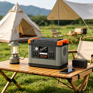 เครื่องกำเนิดไฟฟ้าพลังงานแสงอาทิตย์แบบพกพา 1500W สำหรับใช้ในบ้าน ชาร์จไฟได้ ใช้ในกรณีฉุกเฉิน เหมาะสำหรับการตั้งแคมป์กลางแจ้ง - Product Image 1