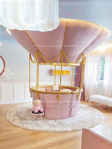 Letto di Lusso Europeo per Ragazze, Letto Principessa Rosa da Sogno, Letto Singolo a Forma di Castello per Bambine, Personalizzabile e Multifunzionale per Camera da Ragazza - Product Image 2