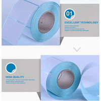 Fabricante Chino Ofrece Rollo Jumbo Térmico de Etiquetas Térmicas con Líneas Perforadas, Impresión a Todo Color, Etiqueta de Envío con Código de Barras