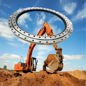 Heavy-duty Construction Excavator Mining Crane Slew Ring Drive Gearbox Slewing Bearing For Solar Tracking System Industry
