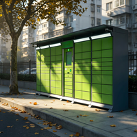 Casier intelligent sans clé SGCC de qualité supérieure pour colis, avec taille et couleur personnalisables, pour la gestion des colis postaux des étudiants sur les campus scolaires