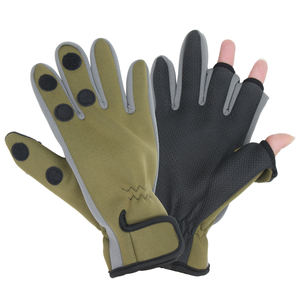 Guantes de Trabajo y Pesca Resistentes al Agua con Agarre Superior, Correa de Muñeca Ajustable, Guantes para Navegación y Pesca - Product Image 1