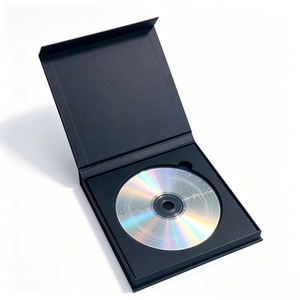 Custom Recycled <b>paper</b> Board CD Box Magnetic Closure Matt Lamination UV <b>gloss</b> Compact Packaging - Product Image 1