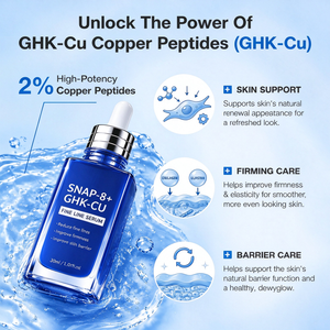 เซรั่ม SNAP 8 GHK CU Fine Line ผสมคอปเปอร์ไตรเปปไทด์ 1 โซเดียมไฮยาลูโรเนต ช่วยเติมความชุ่มชื้น ลดเลือนริ้วรอย บำรุงผิว - Product Image 3