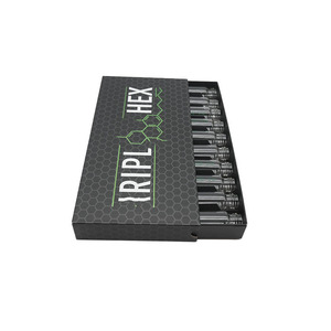 Logo personnalisé Lot <span class=keywords><strong>de</strong></span> 3 Pack <span class=keywords><strong>de</strong></span> 5 Pack <span class=keywords><strong>de</strong></span> 6 Pack Boîte en papier à cigarettes à l'épreuve des enfants Boîte à cigarettes en carton <span class=keywords><strong>Paquet</strong></span> avec bouton CR et insertion en papier - Product Image 4