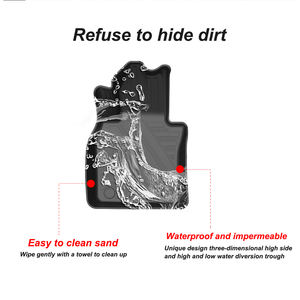 Muchkey – coussinet de pied entièrement entouré <span class=keywords><strong>pour</strong></span> <span class=keywords><strong>Mazda</strong></span> <span class=keywords><strong>CX</strong></span> <span class=keywords><strong>30</strong></span> 2020, tapis de sol antidérapant étanche TPE, <span class=keywords><strong>accessoires</strong></span> de voiture - Product Image 6