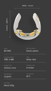 Nâng cấp đa chức năng cột sống cổ tử cung Massager sưởi ấm xung vật lý trị liệu cụ vai cổ bảo vệ - Product Image 6