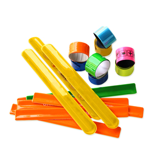 Tùy Chỉnh Phản Quang PVC Tát Vòng Đeo Tay <span class=keywords><strong>Snap</strong></span> Dây Đeo Cổ Tay Cai Trị Vòng Tròn Silicone Tát Ban Nhạc - Product Image 5